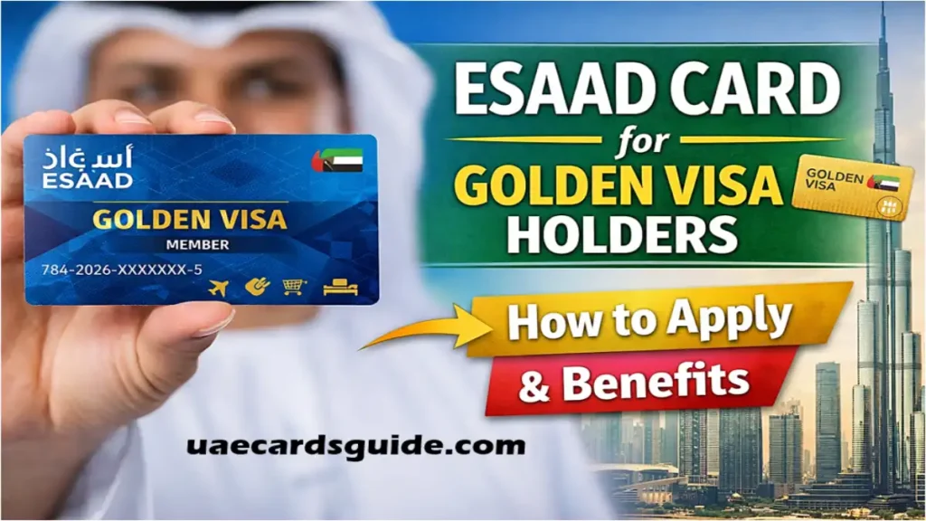 apply for esaad card for golden visa holders