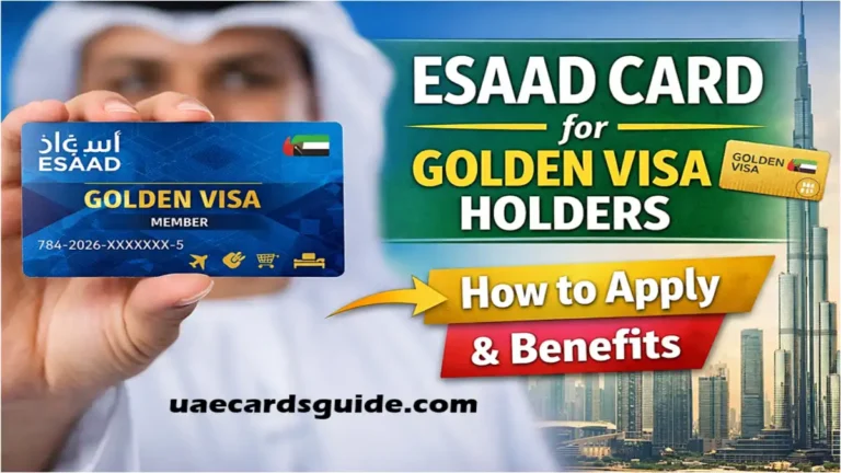 apply for esaad card for golden visa holders