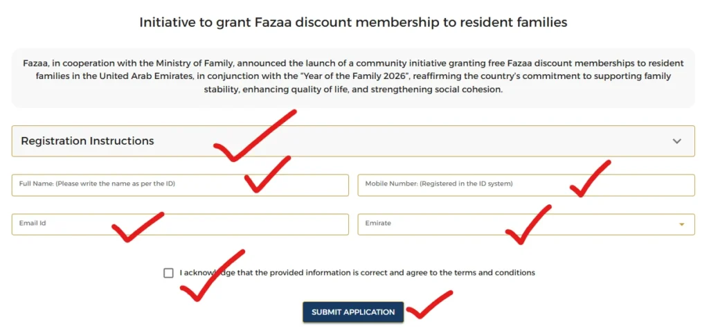 Initiative to grant Fazaa discount membership to resident families