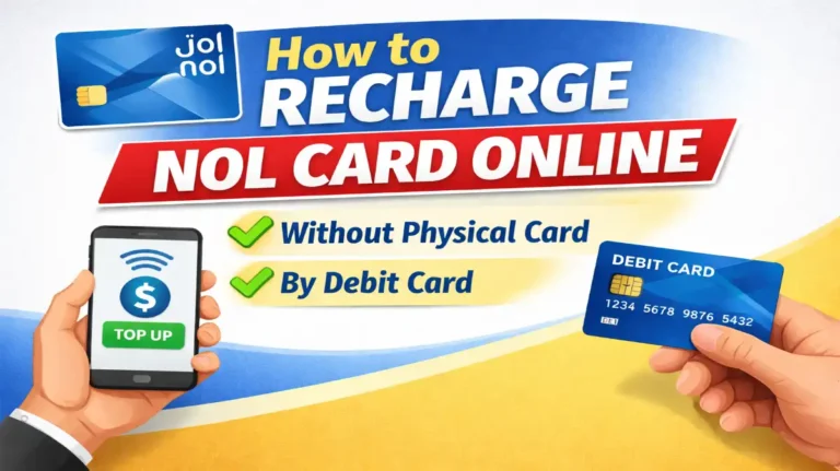 How to Recharge NOL Card Online